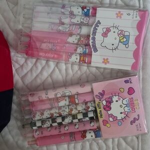 Sanrio Hello Kitty Gel Pen Collection-6 Pieces NIP